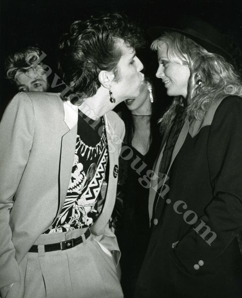 Britt Eklund, Slim Jim Phantom , Stray Cats  1983    LA    cliff.jpg